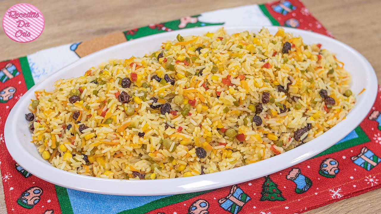 Arroz A Grega De Natal De Uma Panela S Super F Cil E R Pido De Fazer