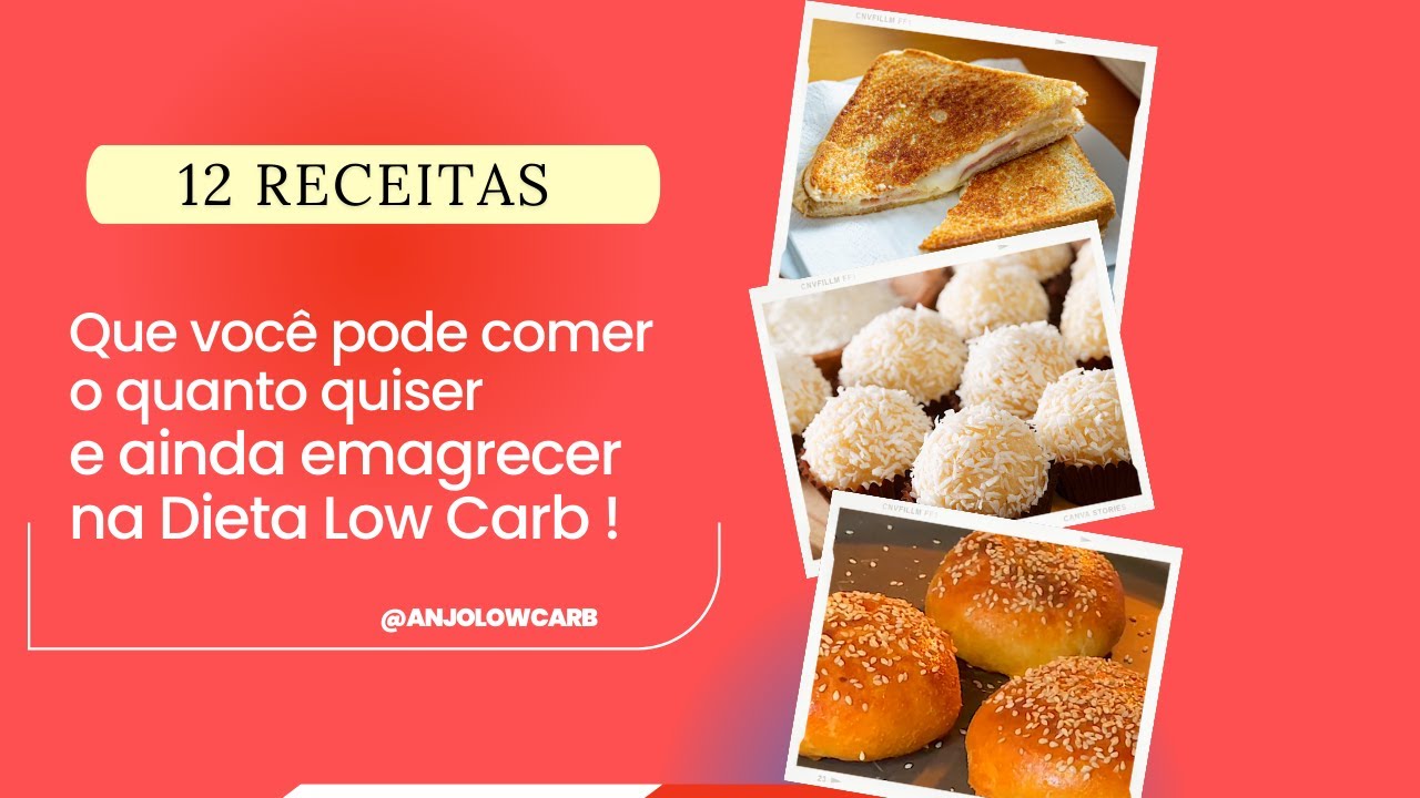 PODE COMER A VONTADE NÃO ALTERA A GLICEMIA 12 Receitas QUASE ZERO