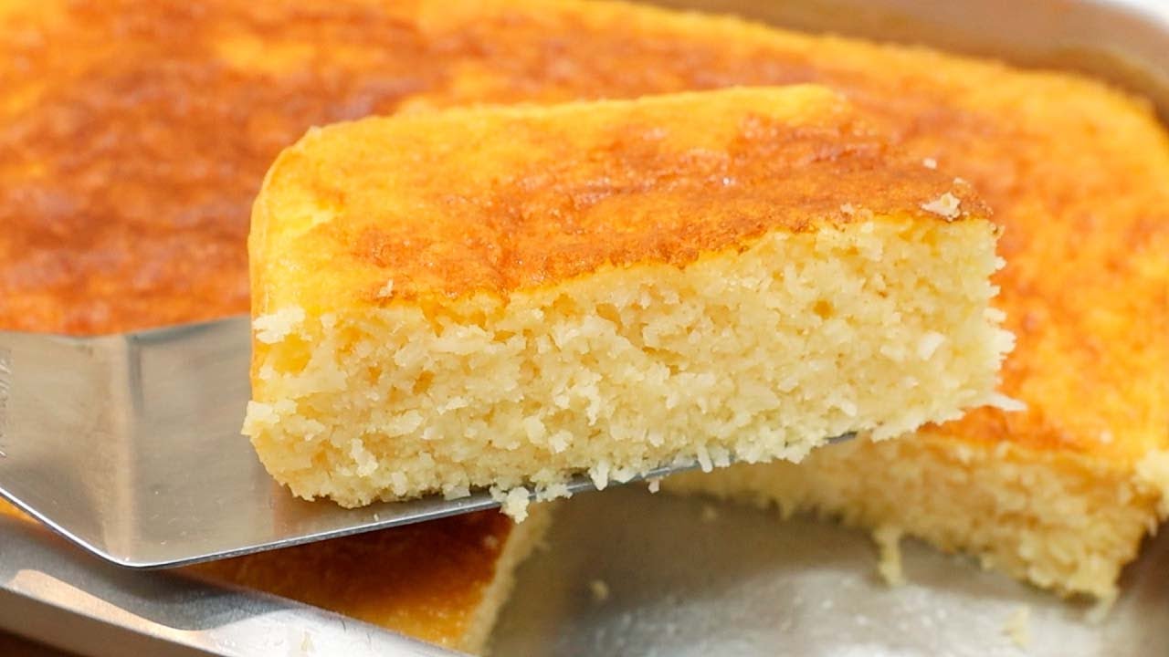 ESSE BOLO DE COCO SEM FARINHA É O MAIS FÁCIL E RÁPIDO QUE JÁ FIZ ATÉ