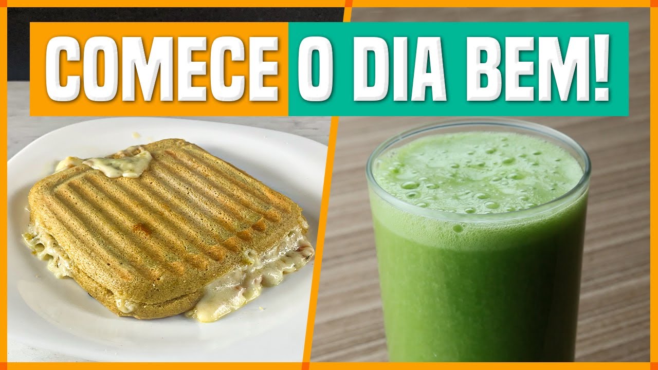 SUBSTITUA SEU CAFÉ DA MANHÃ FIT Pão em 2 Minutos e Suco Detox