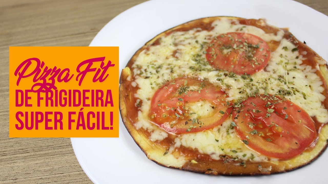 Pizza Fit De Frigideira Pronta Em Minutos Muito F Cil E R Pida