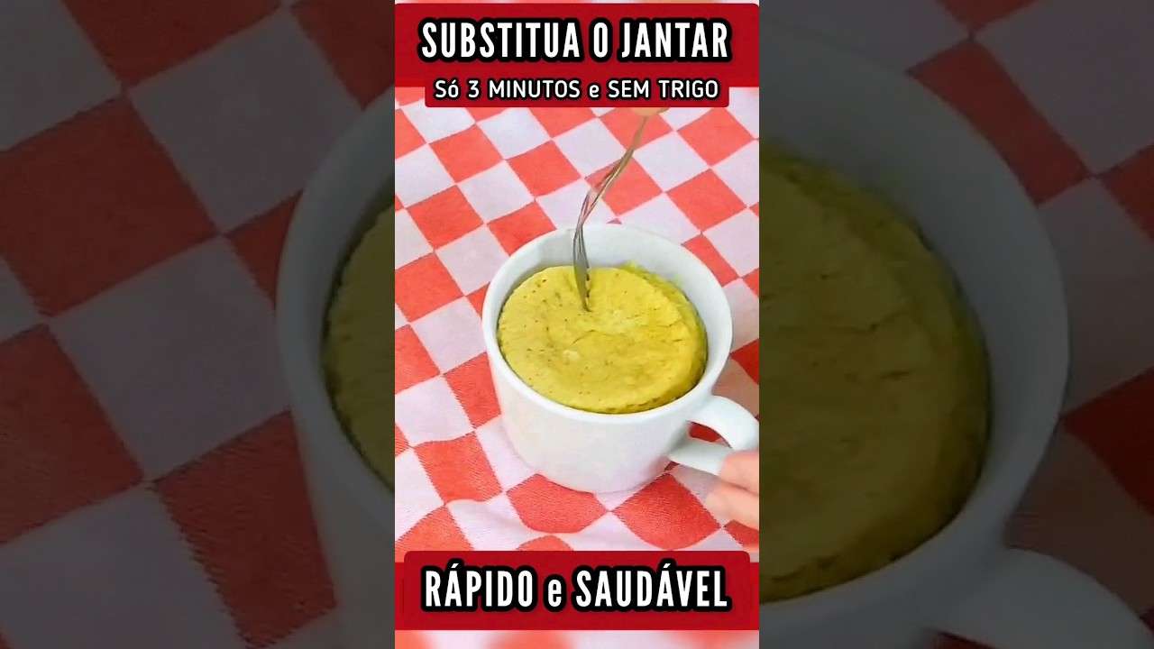 SUBSTITUA O JANTAR Só 3 MINUTOS SEM TRIGO Fácil Delicioso e Saudável