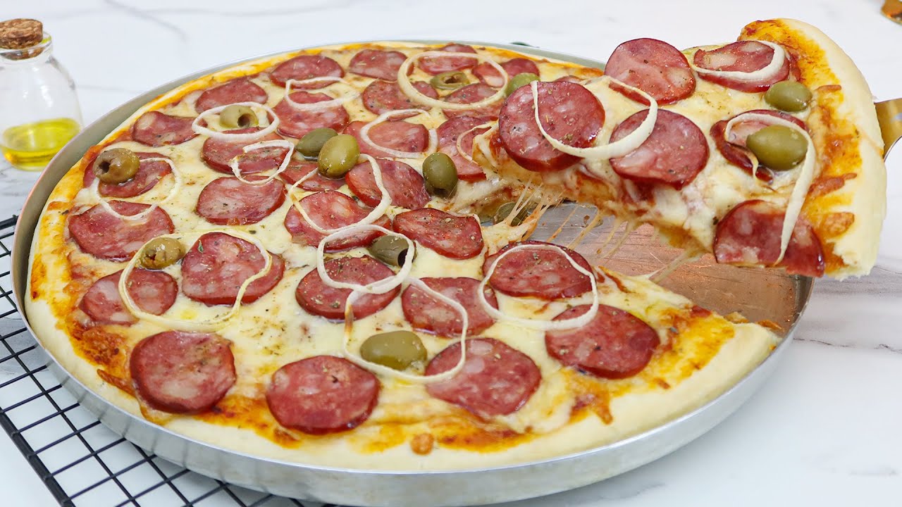 Como Fazer Pizza Caseira F Cil Nandu Andrade Obrigado