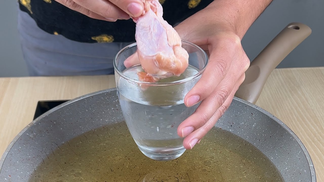 Usei água para fritar o frango você não vai acreditar no que aconteceu