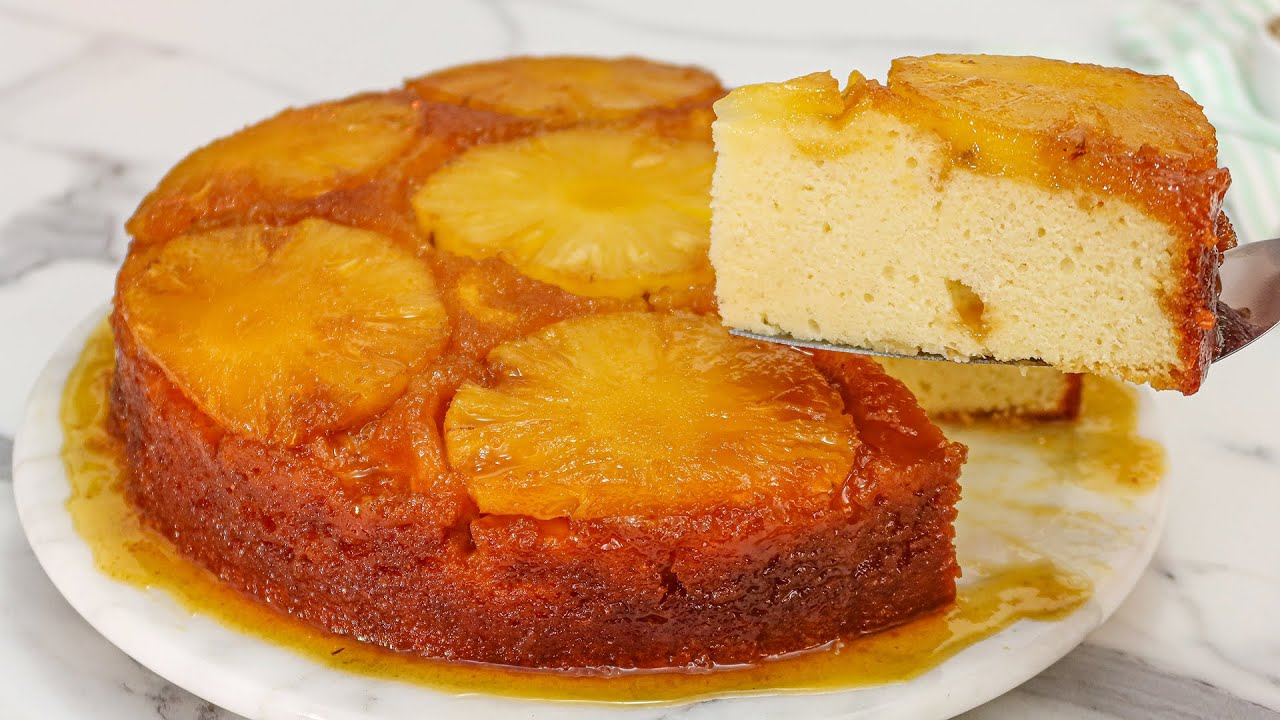 Bolo De Abacaxi Caramelizado Super F Cil Nandu Andrade