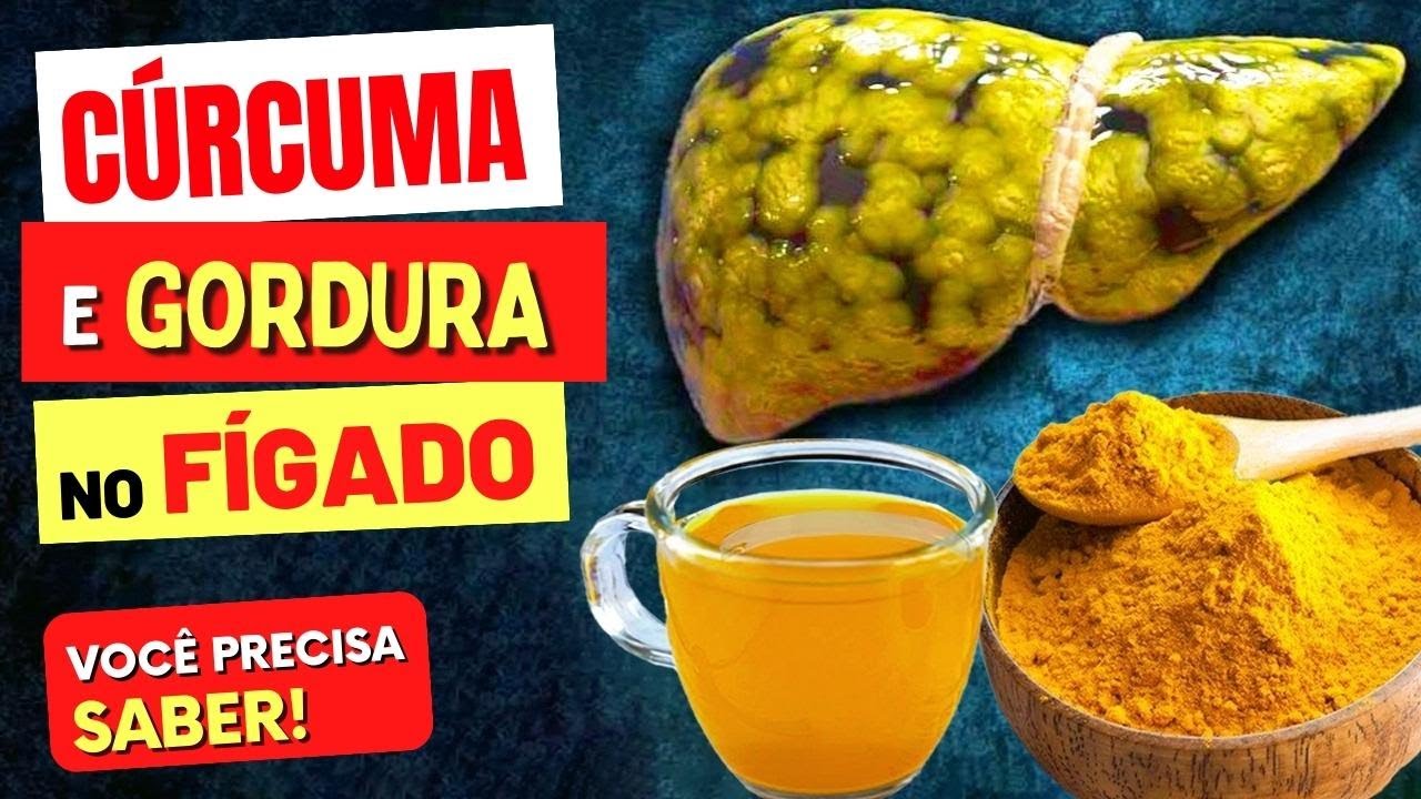 Receita de CÚRCUMA e GORDURA NO FÍGADO O que você PRECISA SABER