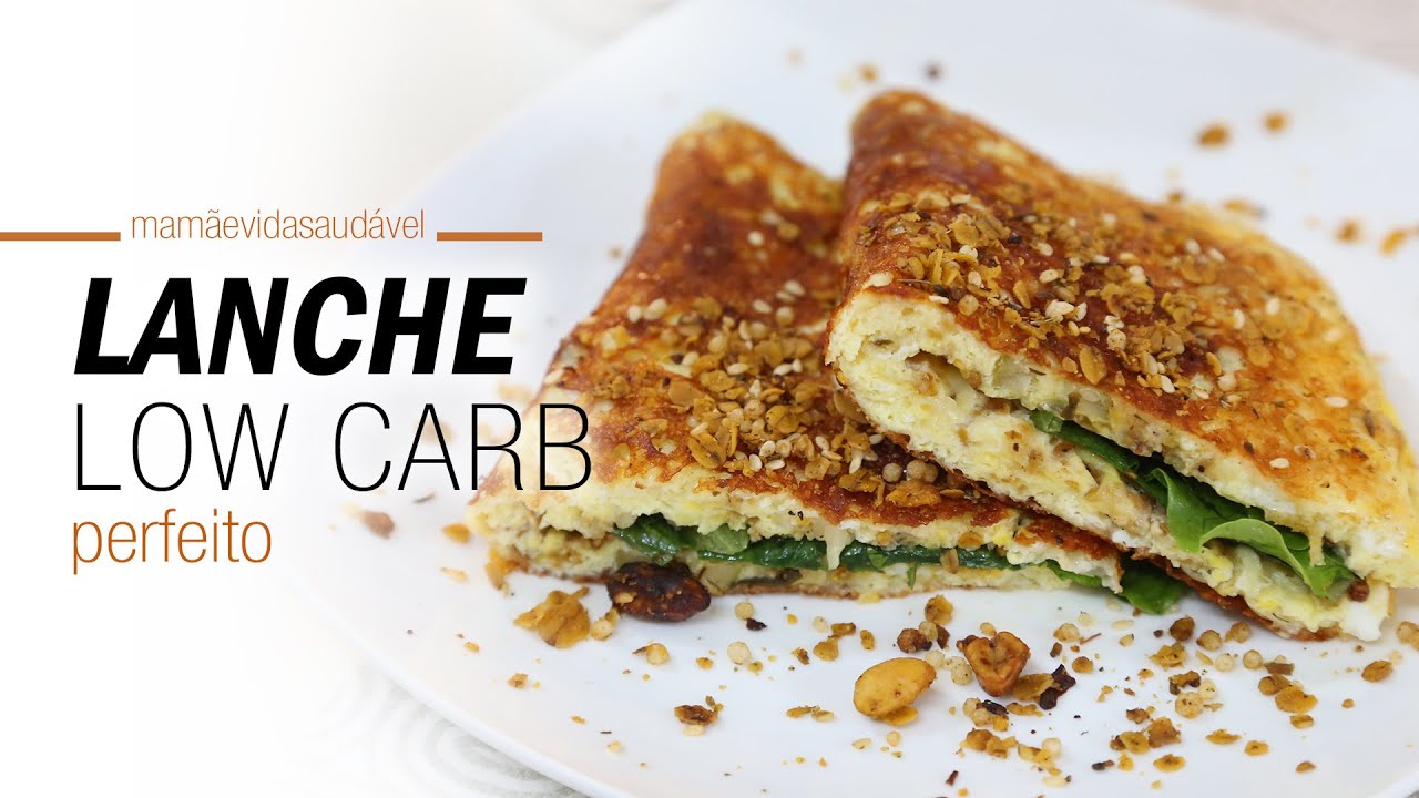 Receita de LANCHE LOW CARB PERFEITO Rápido Fácil e Delicioso