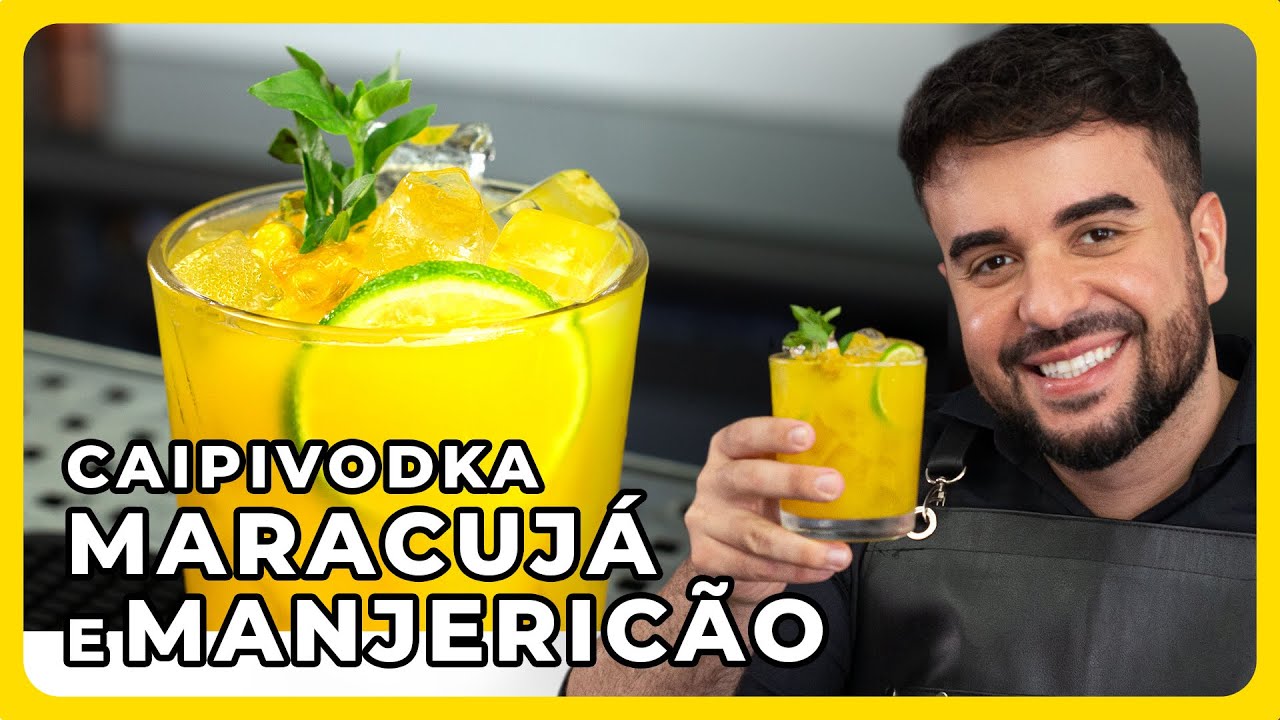 Prepare Uma Deliciosa Caipivodka De Lim O Maracuj E Manjeric O