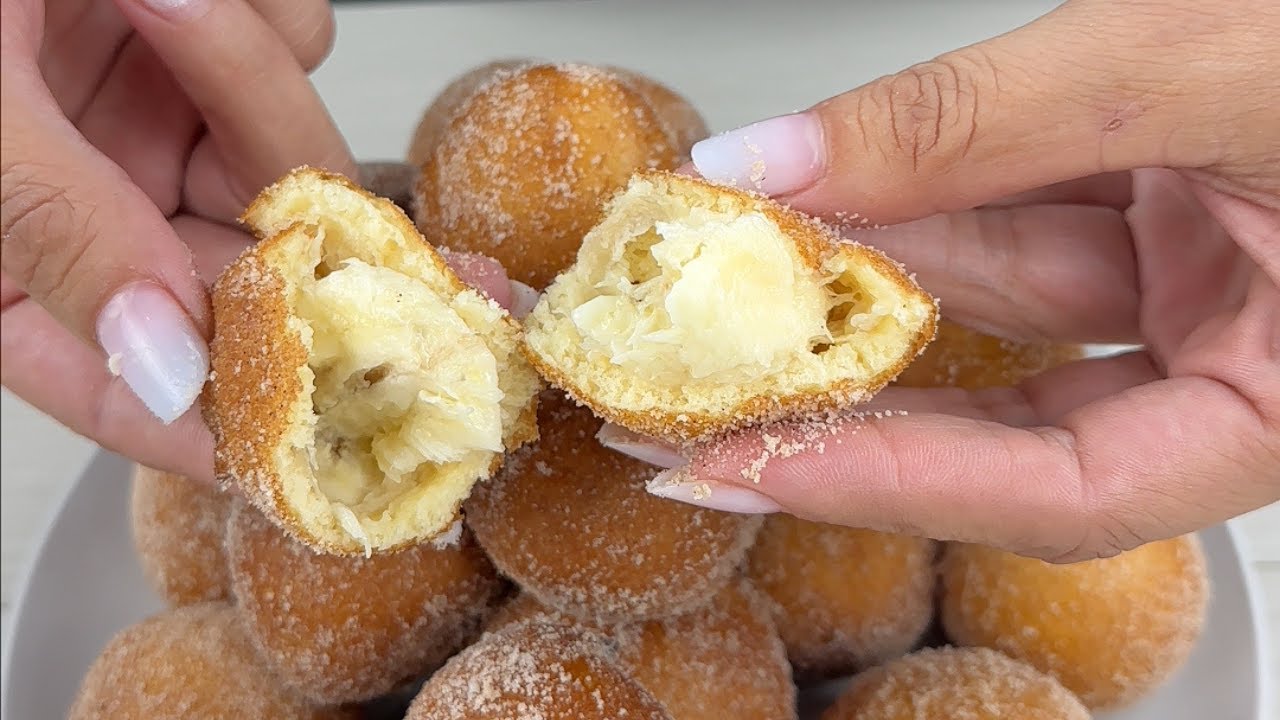 Receita de Não faça bolinho de chuva antes de ver essa receita Derrete