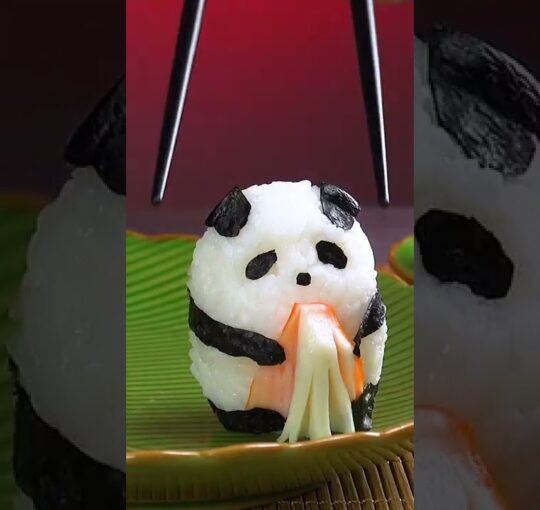 Os sushis mais fofos em forma de panda que você já viu shorts 