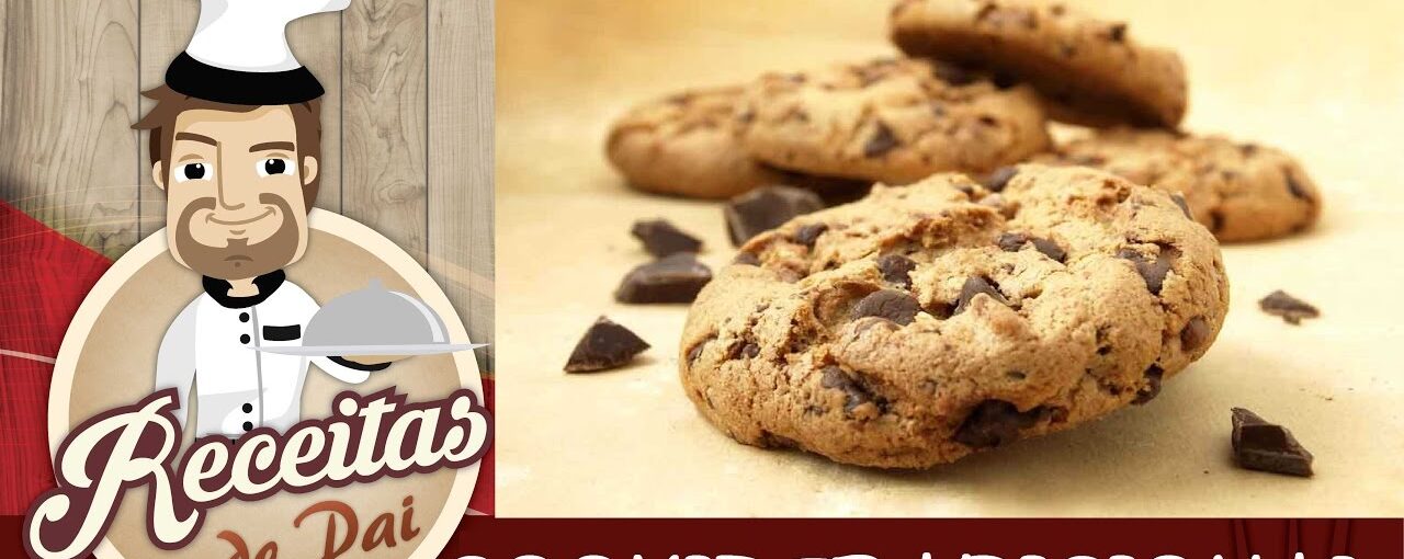 Cookie Gotas de Chocolate 🔶#63 Receitas de Pai