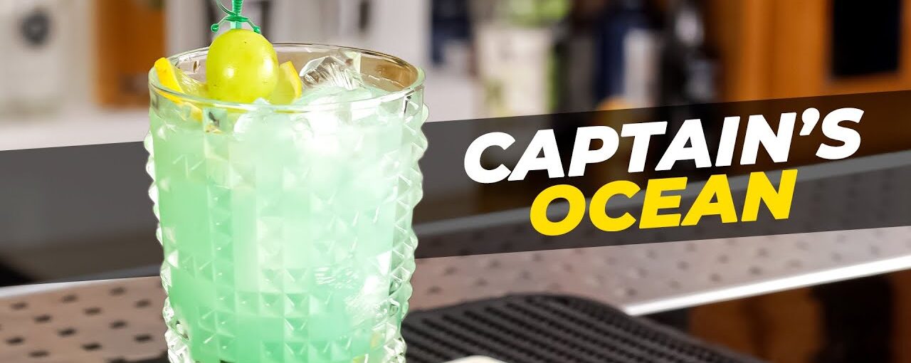 Captain's Ocean - Parece que é feito com Rum, mas é feito com Gin! | Bartender Store