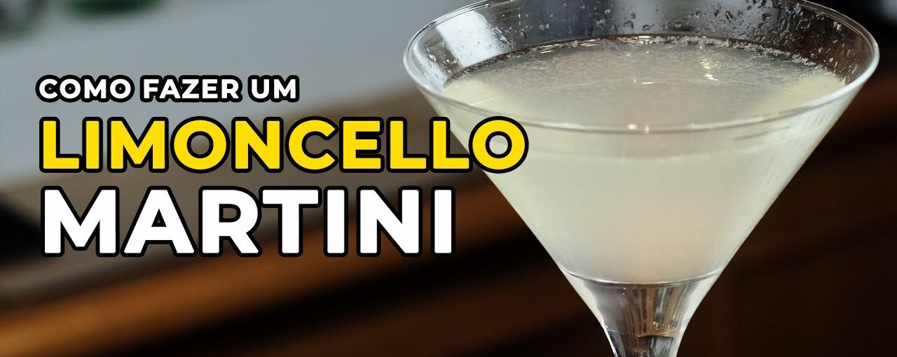 Receita Limoncello Martini | com Vodka Ketel One e Limoncello San Basile | Bartender Store