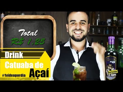 #Drink1 com Catuaba de Açaí!! 1vídeo por dia | #7 de 30