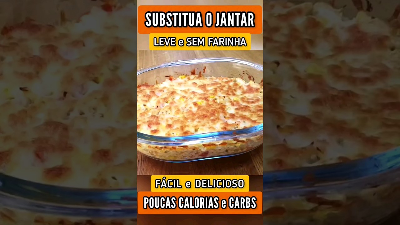 Substitua O Jantar Delícia Com Poucas Calorias E Carboidratos Sem Trigo Fácil E Rápida Low Carb 2275