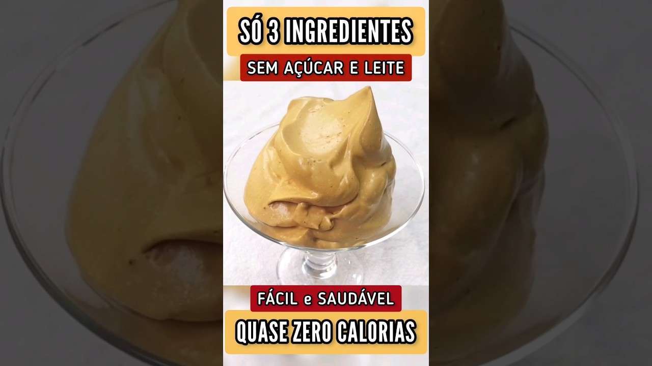 Delícia Quase Zero Calorias E Só 3 Ingredientes Fácil Sem Açúcar Sem Leite E Sem Farinha 5309